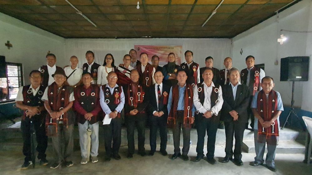 Members and dignitaries of the All Nagaland Sumi Aphuyemi Senior Citizens’ Forum (ANSASCF) gathered during the International Day of Older Persons celebration at Pughoboto Town Hall, Zunheboto, on October 1.